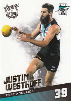 2017 Select Certified #158 Justin Westhoff Front